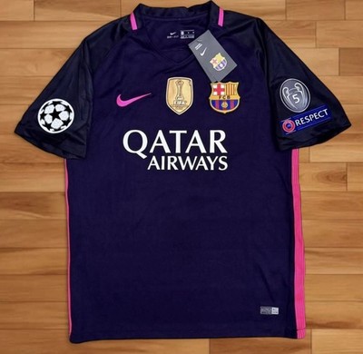 FC Barcelona 2016/17 UCL Champions League Soccer Jersey Neymar Jr #11 