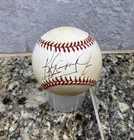 Ken Griffey Jr. Signed Official ￼ American League Baseball on Sweet Spot + Cube