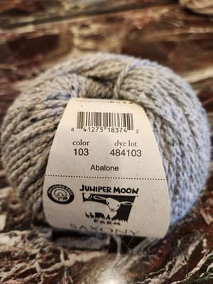 Juniper Moon Farm SAXONY 75% Cashmere/25% Extrafine Merino Abalone