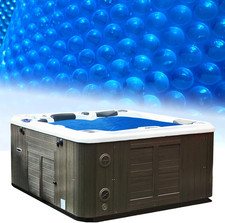 Solar Pool Cover, Hot Tub Bubble Blanket,16-Mil 7X7 Foot Square Spa Cover Hot Tu