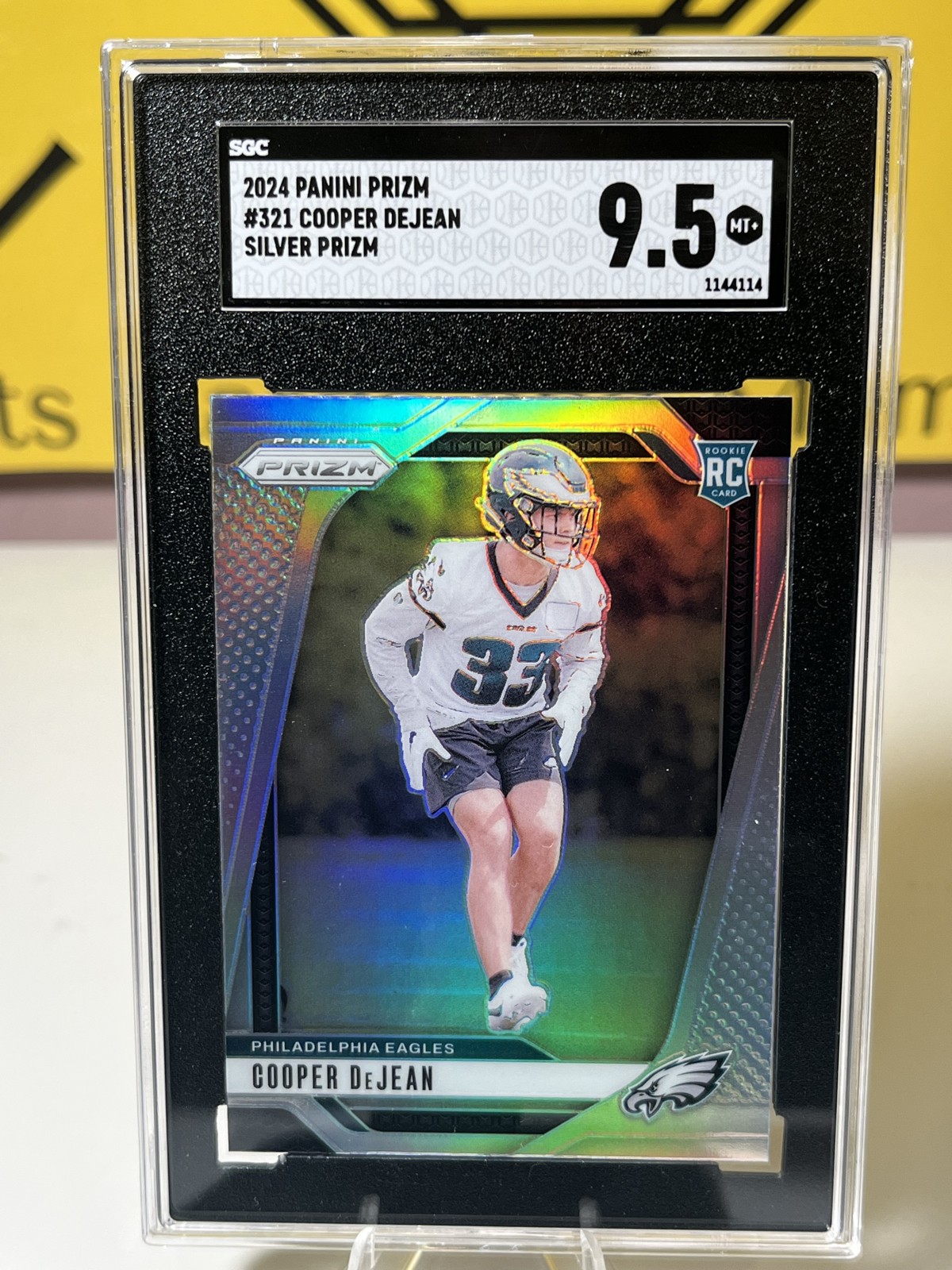 2024 Panini Prizm - Rookies Cooper DeJean #321 Silver Prizm (RC)