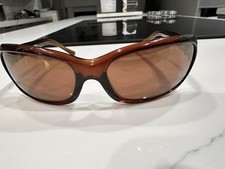 MAUI JIM LAGOON MJ 189-26 GLOSS BROWN WITH HCL BRONZE POLARIZED SUNGLASSES FLAW 
