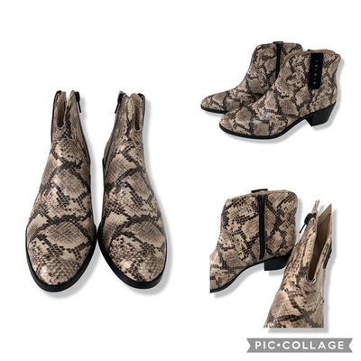 clarks snakeskin boots