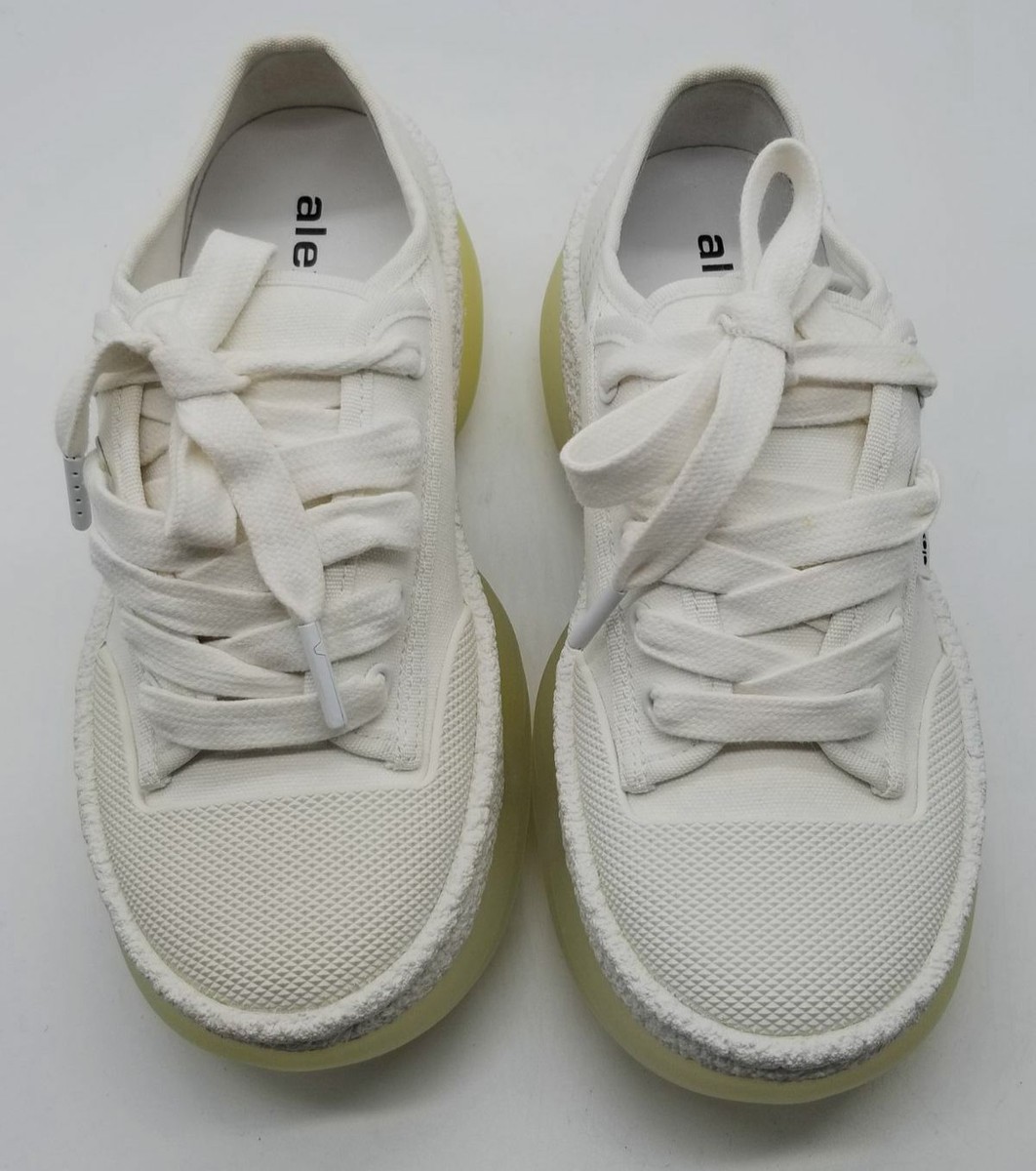スニーカー ALEXANDER WANG Women Sneakers 30323N056 100 white Alexander Wang Womens Espadrille Low Top Lace Up Sneakers