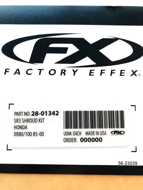 Factory Effex SR3 Graphics Honda XR80 XR100 XR 80 100 1985 - 2000 NEW - Изображение 2 из 2