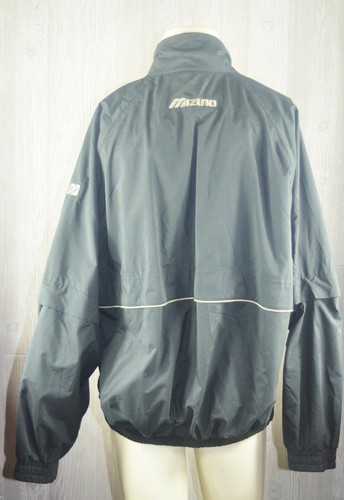 MIZUNO PERFORMANCE WEAR Jacket Men SZ L Convertible Sleeves Black - Picture 5 of 9
