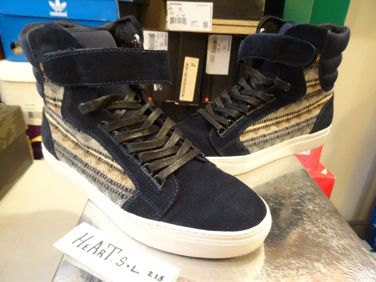 RARE Android Homme Shoes Propulsion Hi 1.5 Sneakers NAVY Size 11