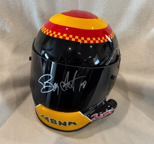 Bobby Labonte 2004 MBNA D-Day helmet NASCAR Autographed
