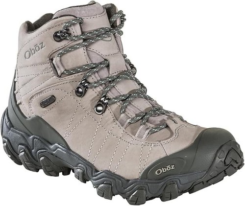 Oboz Scarpone da Trekking Donna Bridger Mid B-DRY, Grigio Gelo, 11 - Foto 3 di 6