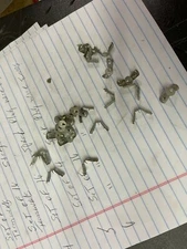 vintage antique distributor spark plug coil terminal ends set of 16