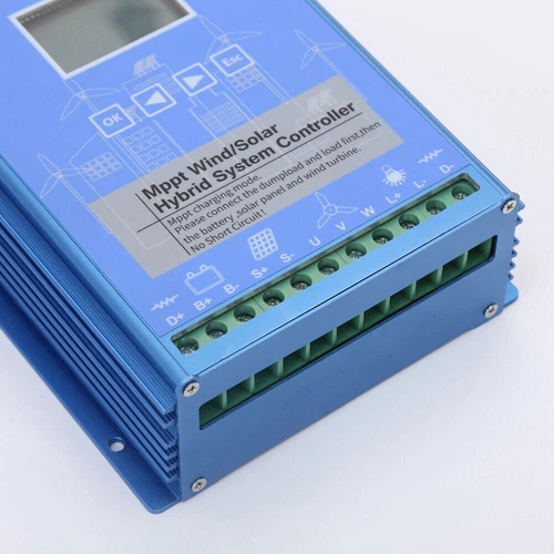 2000W MPPT Hybrid Laderegler Wind Energy Solarladeregler mit LCD Display 12V/24V - Bild 9 von 24