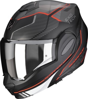 EXO-TECH EVO SOLID XXL NERO OPACO Motorradhelm - Flip-Back Mit TCT Ultra - Schwarz