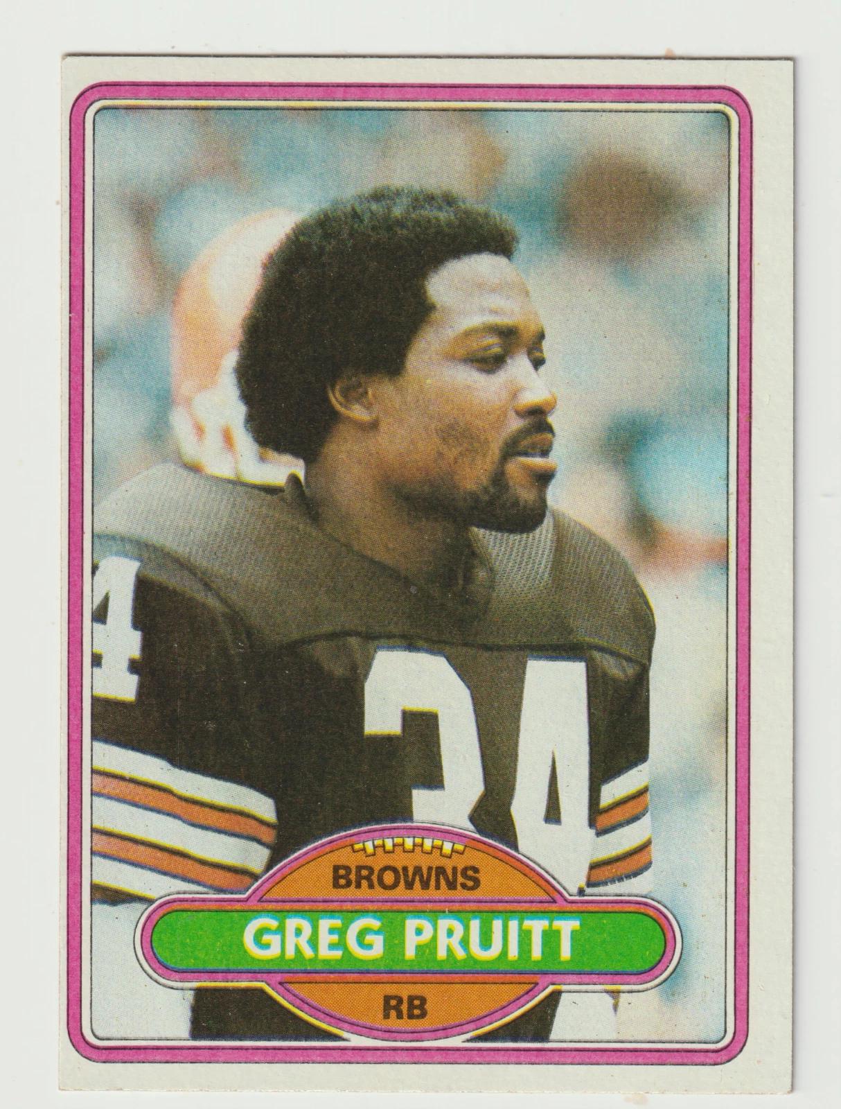 1980 Topps #150 - GREG PRUITT
