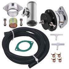 Universal Aluminum Type-RS Turbo Blow Off Valve 2.5"/63mm BOV Flange Pipe Kit