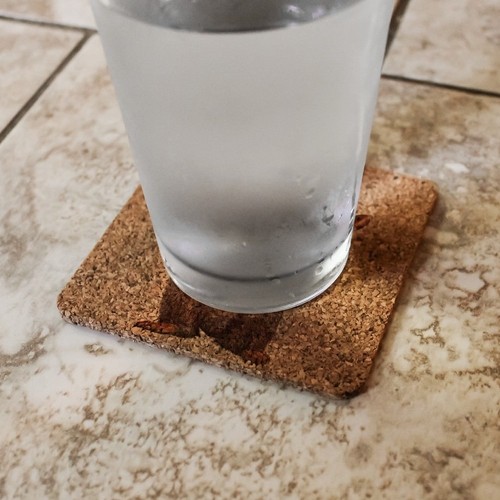 Squirrel Juggling His Nuts Crazy Funny Low Profile Novelty Cork Coaster Set - Picture 2 of 4