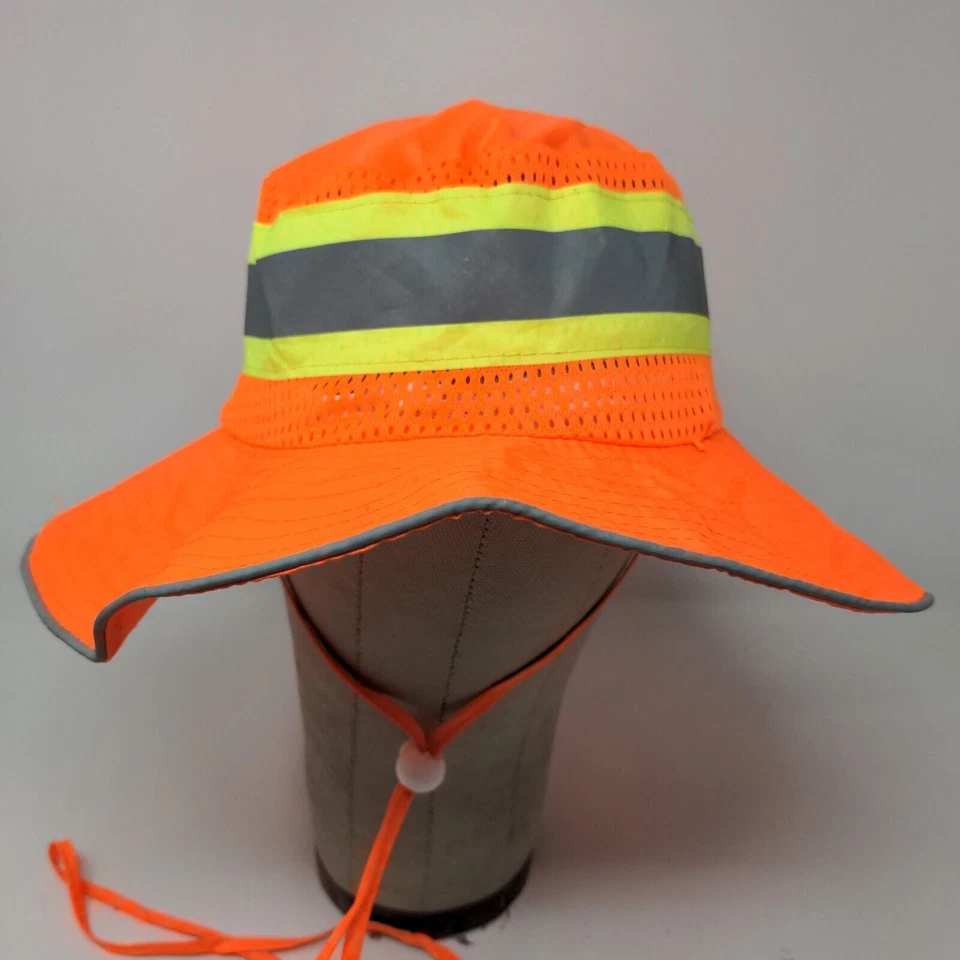 Ironwear Men's 1271-O Safety Boonie Hat Bright Orange 100% Polyester - Image 3 of 4