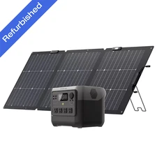 EcoFlow Solar Generator RIVER 2 Pro 768Wh+160W Solar Panel Certified Refurbished