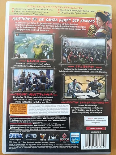 TOTAL WAR SHOGUN 2 LIMITED EDITION PC /DVD-ROM - Picture 2 of 3