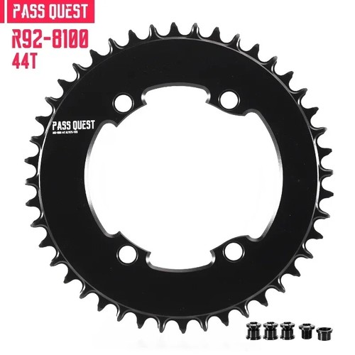 110mm BCD Chainweel 46T-58T Chainring R110-DU Fixed/Hollowed R92-810 Aero Style - Picture 37 of 46