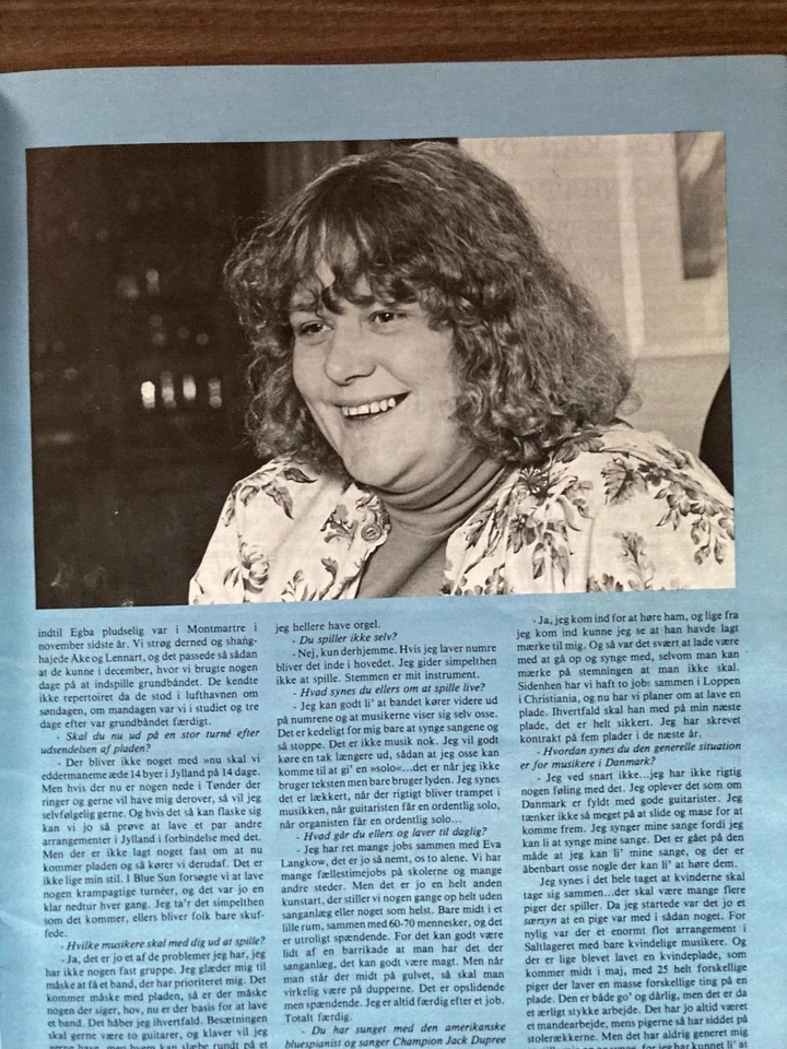 Rudolph + Gnags + Sebastian + Lone Kellermann 1977 "Rock City" Danish Magazine - Image 4 of 4