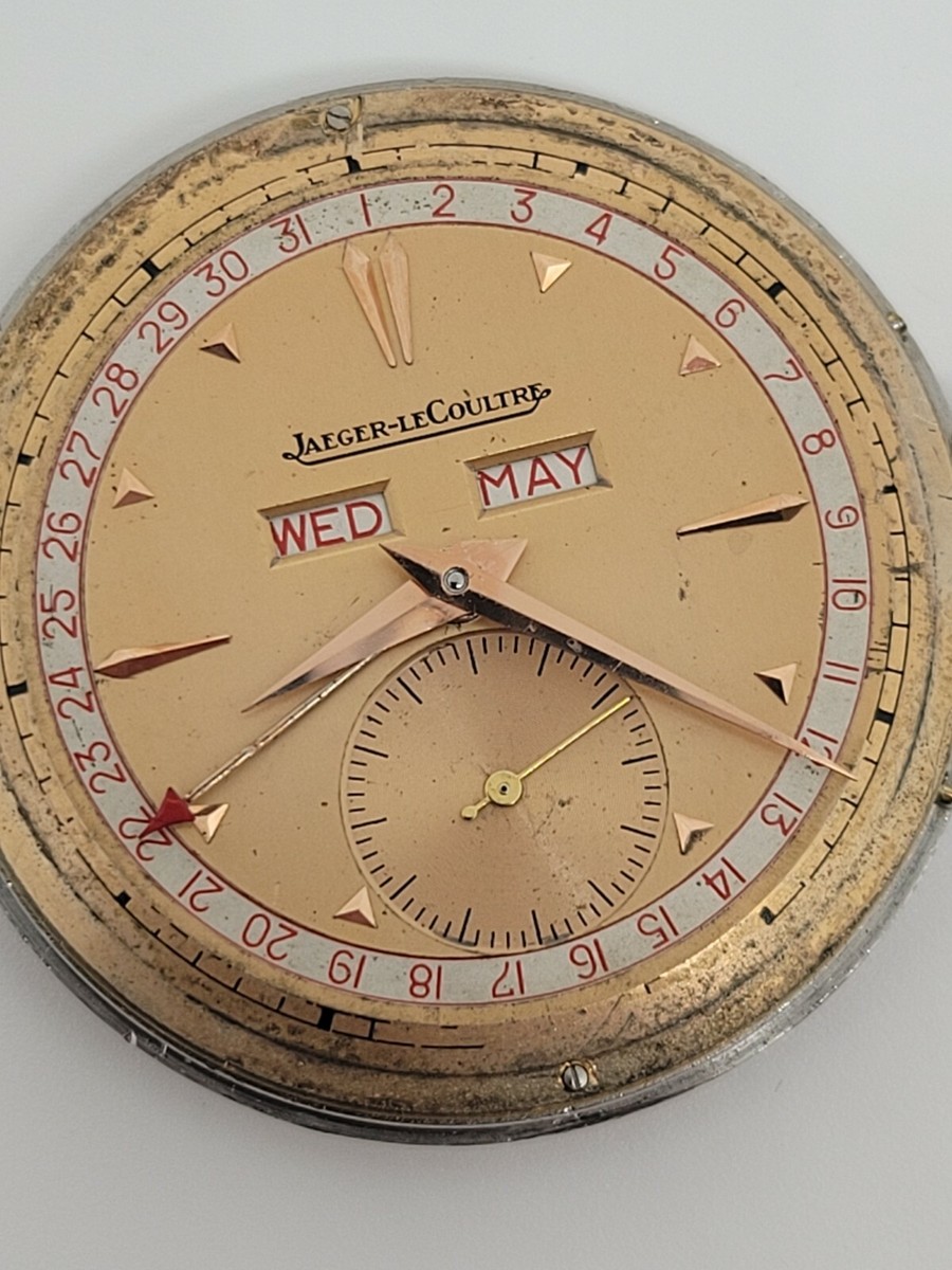 Jaeger Lecoultre Triple Calendar 1940's Cal.484/A 36mm SS Manual