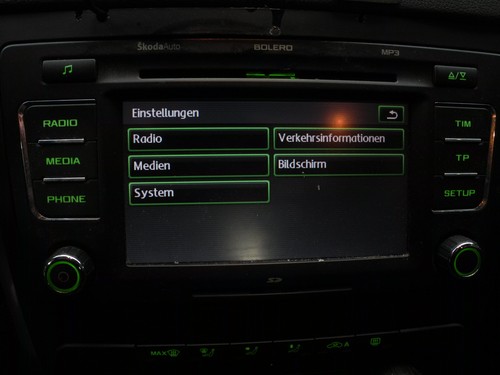 Skoda Yeti 5L Octavia 1Z Autoradio Multimedia CD radio Bildschirm 1Z0035156F - Bild 1 von 5