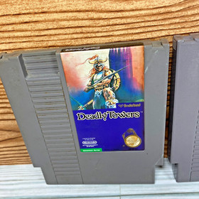 Deadly Towers & Legacy of the Wizard (Nintendo NES, 1987)  Working Authentic