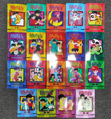 Manga Ranma 1/2 Omnibus Edition Volume 1-38(END) LOOSE Set English Comic Books