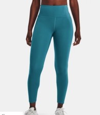 UNDER ARMOUR WOMEN'S BREATHELUX FITTED HIGH-RISE ANKLE LEGGINGS TEAL 1362387-NWT
