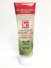 Fantasia IC Hair Polisher Styling Gel with Sparkle Lites - Aloe, 8.7 oz