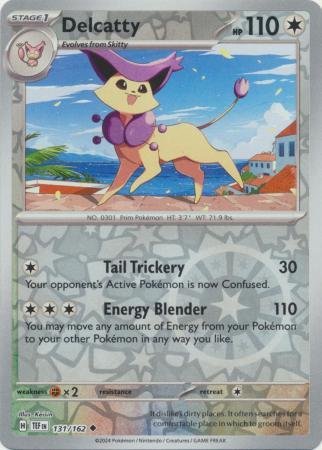 DELCATTY 131/162 TEMPORAL FORCES POKEMON (REVERSE HOLO, NM)