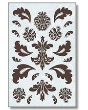 Fancy Patterned WALLIES SELF  ADHESIVE CUTOUTS