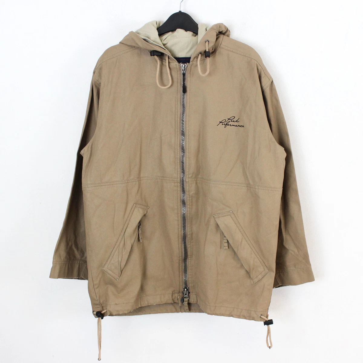 Waxed cotton parka mens sale