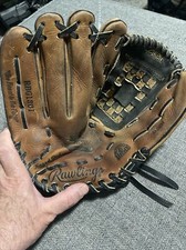 Rawlings Brown Leather Baseball Mitt RBG 1301 Basket-Webb 13 Inch Holdster