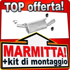 Silenziatore Posteriore per OPEL TIGRA 1.4 90CV 1.6 106CV 16V 1994-2000 Marmitta