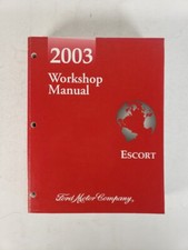 2003 Escort Workshop Manual, OEM Repair Ford,...