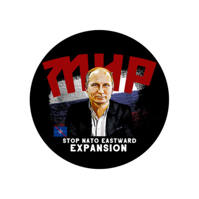 Frieden mit Russland-Stoppt die N Aufkleber Sticker Auto Magnet Vinyl wetterfest