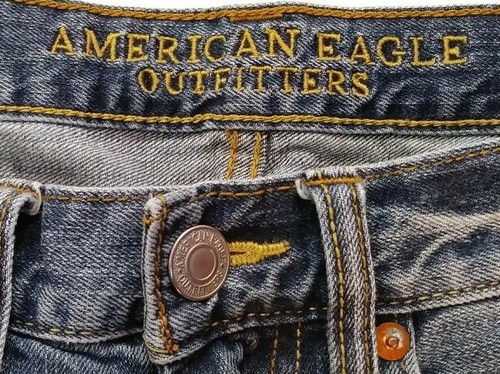 American Eagle Stretch Women's Skinny Size 28 inch Waist Medium Wash Jeans - Picture 7 of 12