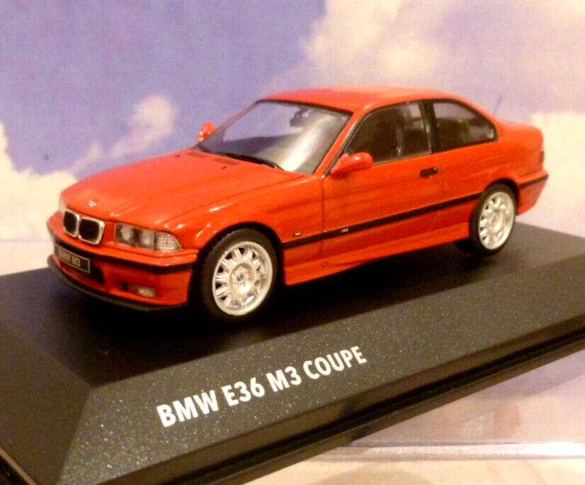 SOLIDO DIECAST 1/43 1999 BMW M3 (E36) COUPE IN BRILLIANT RED S4315201