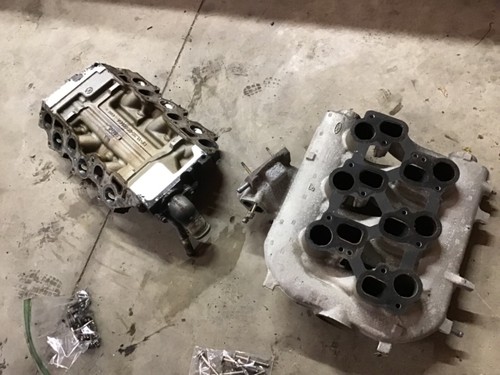 2003 03 Ford mustang Intake manifold Manifolds upper lower 3.8 FREE SHIPPING! - Foto 6 di 9