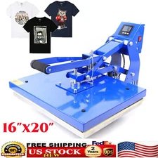 16"x20" Auto Open Clamshell Base Heat Press Transfer T-shirt Sublimation Equip??