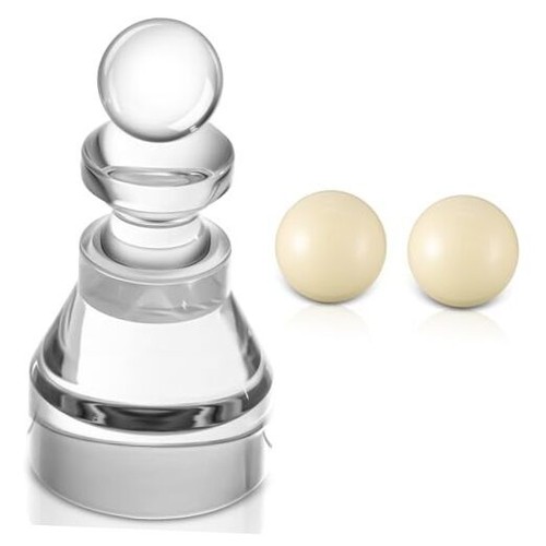 Roulette Win Marker and 2 Pcs 15 mm Roulette Balls Acrylic Roulette