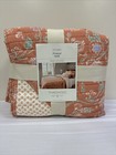 Threshold Full Queen Floral Boho Reversible Printed Quilt Bronze