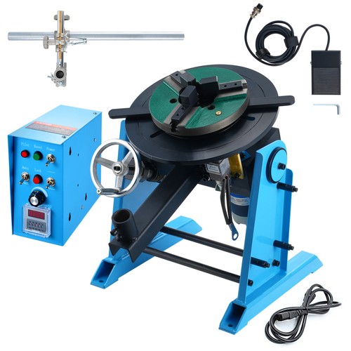 VEVOR 30KG Rotary Welding Positioner 0-90° Positioning Turntable Table 1-12RPM - Picture 9 of 12