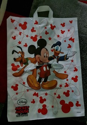 Walt Disney  Plastiktüte mit Mickey , Pluto, & Donald