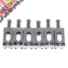 6 Pack Bridge Tremolo Saddles Wrench Parts For Fender Strat Tele Electric Guitar
