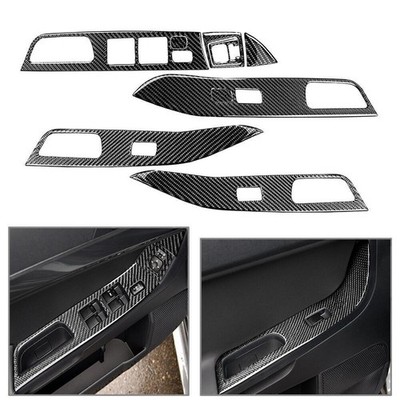 9 Stk Fensterheber Schalter Panel Abdeckung für Mitsubishi Lancer EVO X MR 08-15