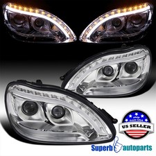 Fits 1998-2006 Mercedes Benz W220 S-class Projector Headlights Led Signal 98-06