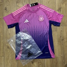 Germany Away Jersey 2024/25 Pink Purple Adidas Euro 2024 Men’s Size L Brand New