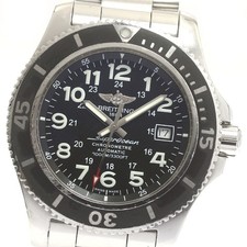 BREITLING Super Ocean II 44 A17392 Date Black Dial Automatic Men's Watch_882836